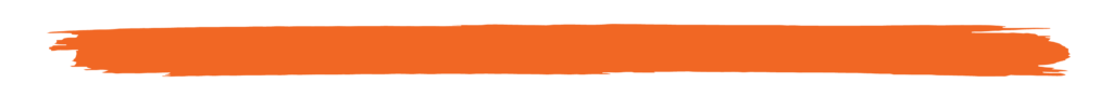 orange brushstroke