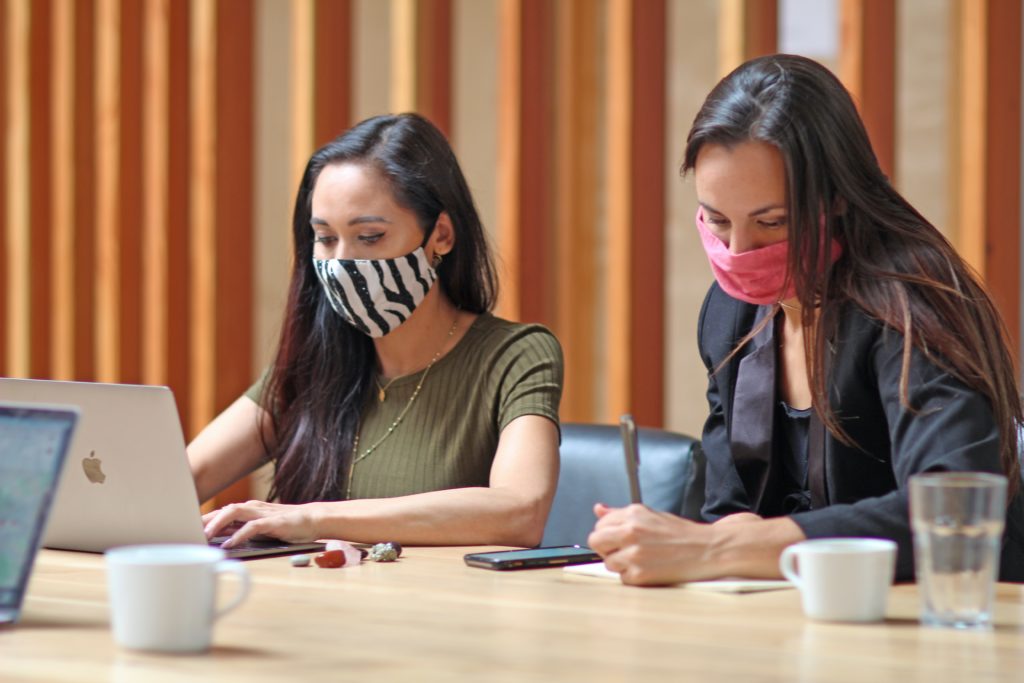 Students in masks