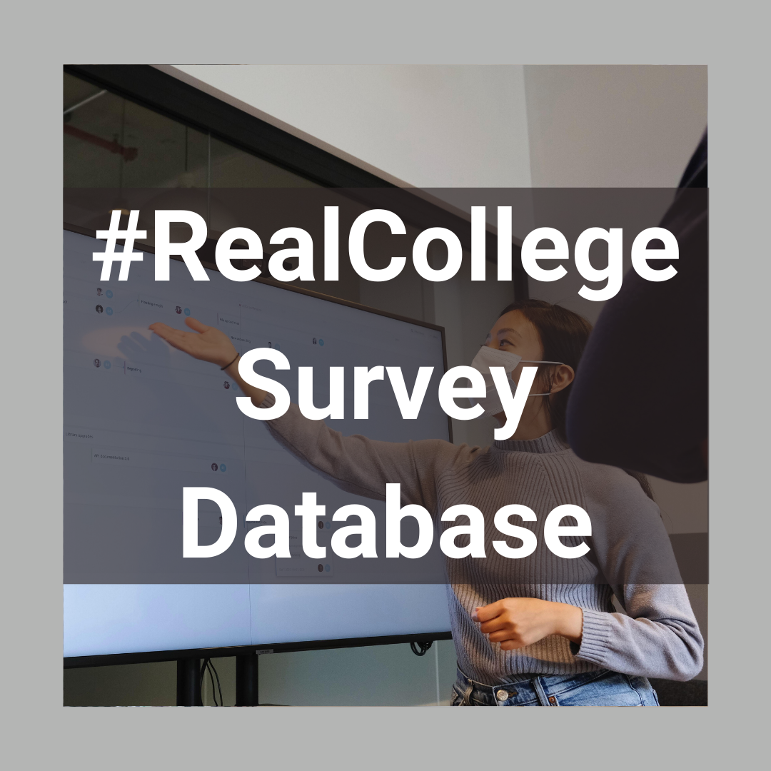 #RealCollege Survey Database